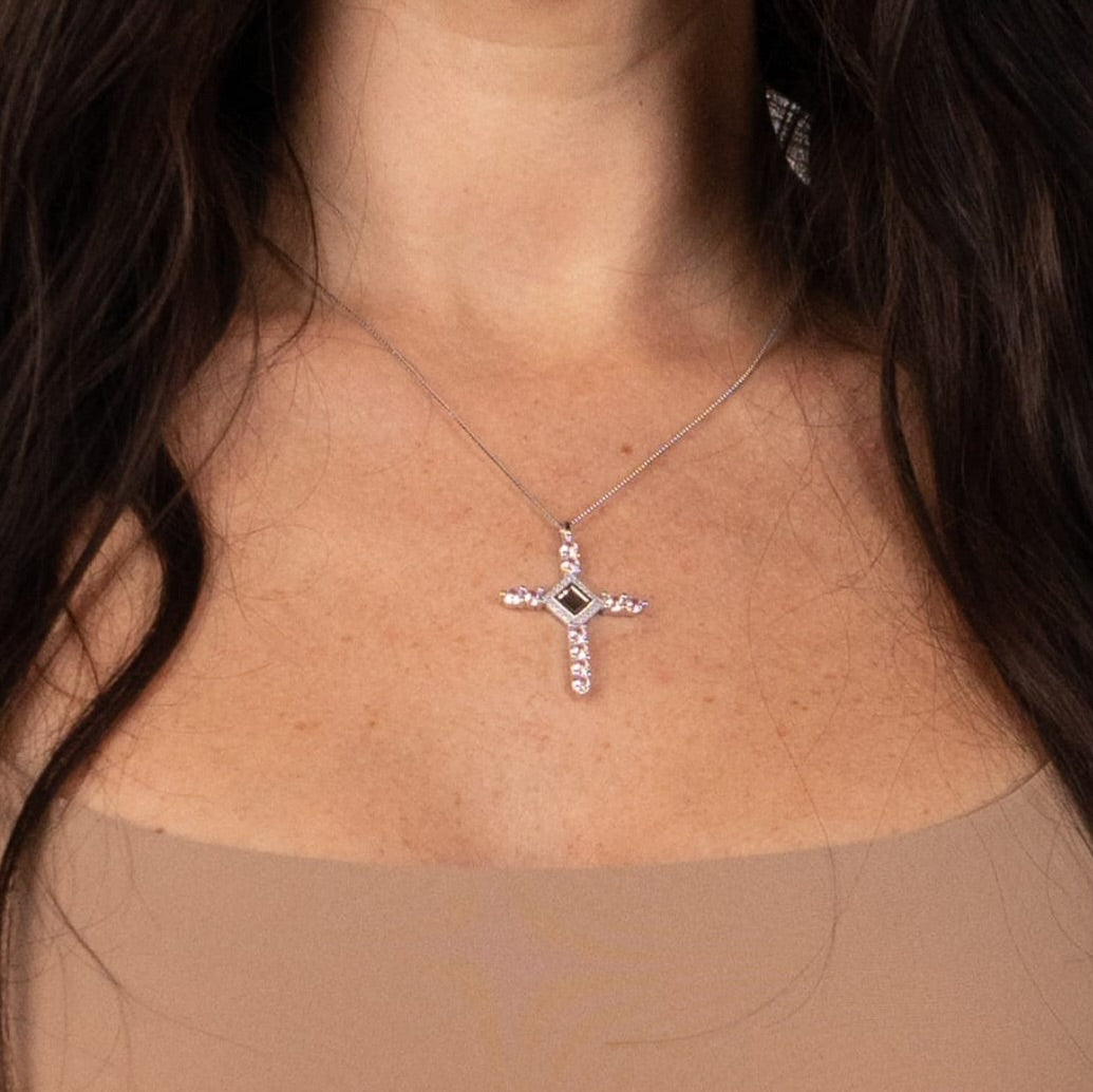 Cross Crown Necklace