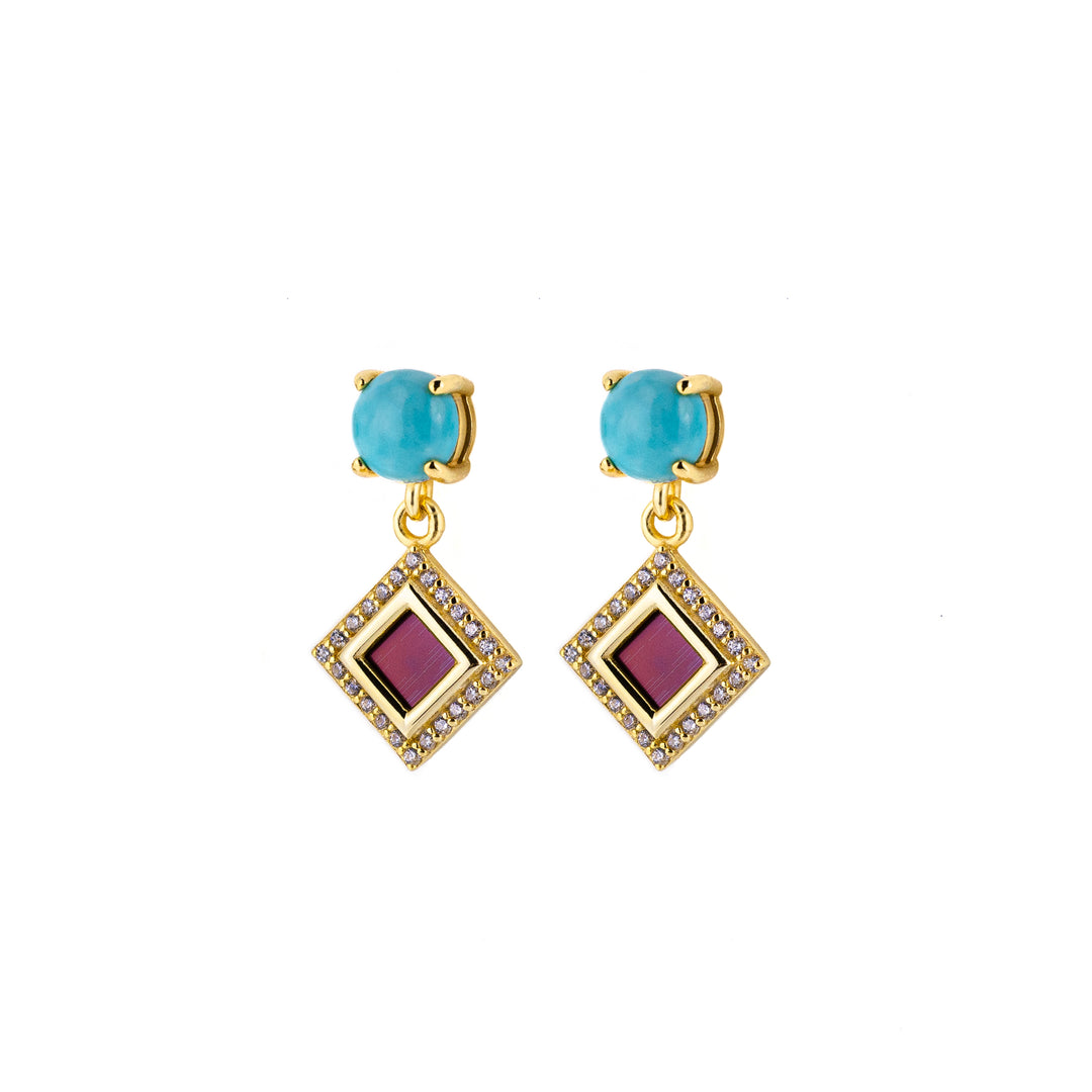 Bond Larimar Drop Earrings
