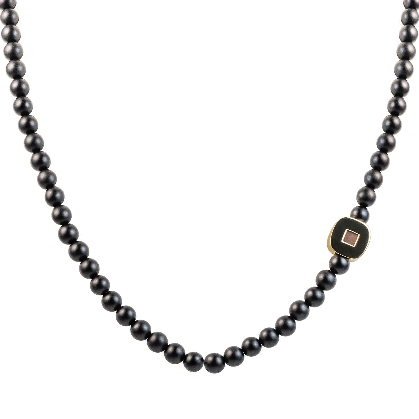 Black Agate Eagle Necklace