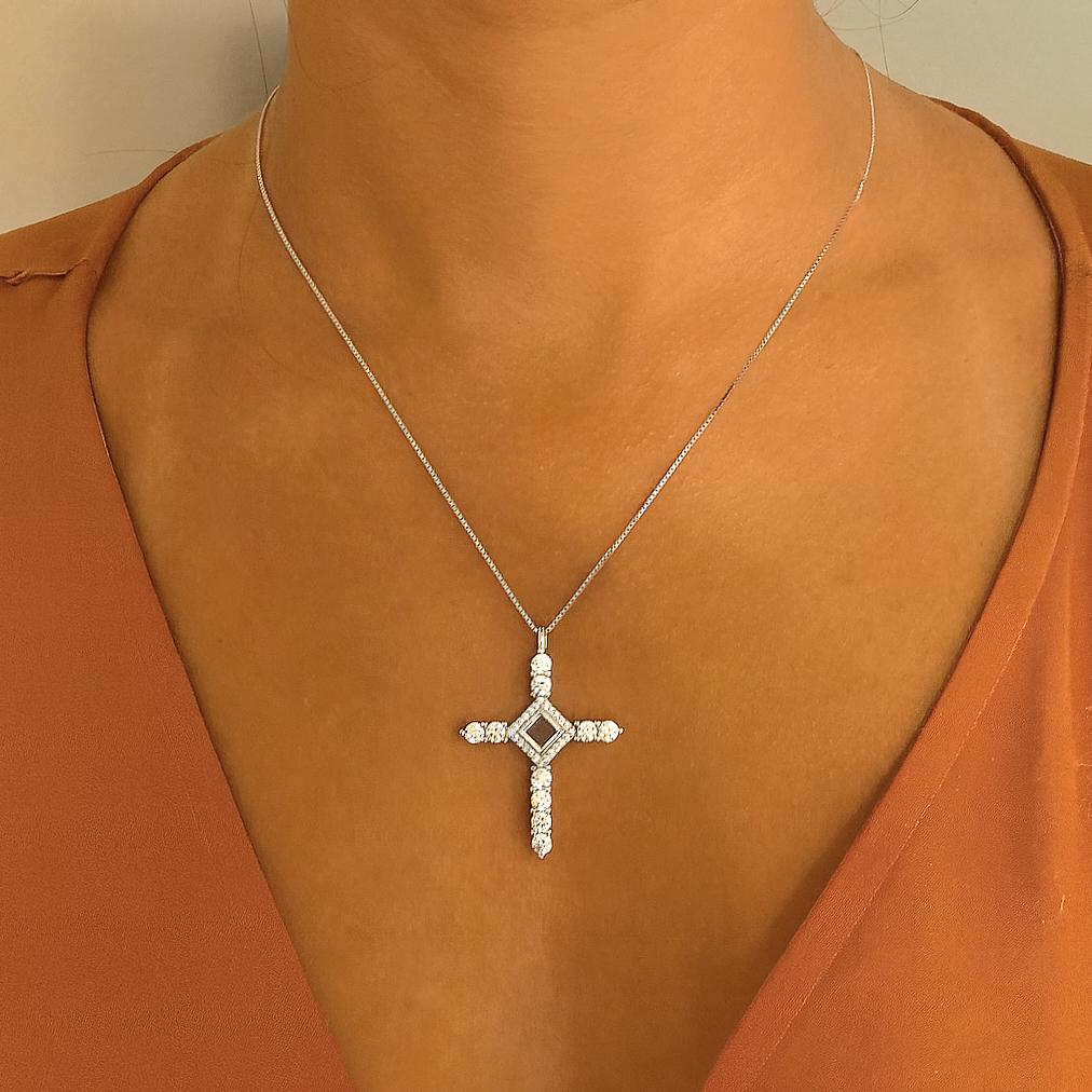 Cross Crown Necklace