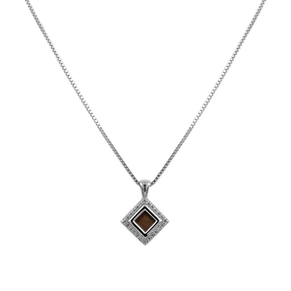 Bond Gold Necklace with Diamond  0.2-carat (Color: G, Clarity: VS)