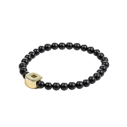 Black Agate  Eagle Bracelet