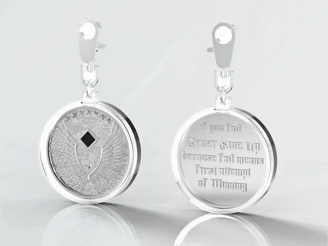 Triumphant Wings Medallion charm