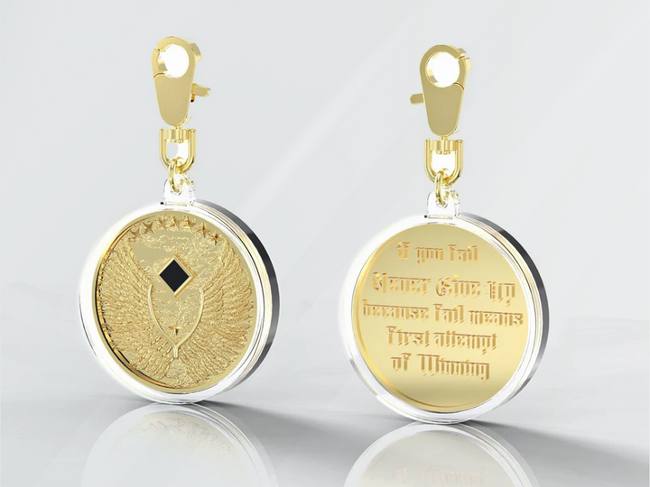 Triumphant Wings Medallion charm