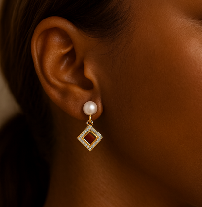 Pearl Drop Earring
