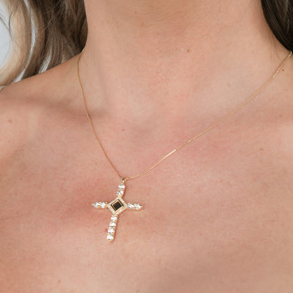 Cross Crown Necklace