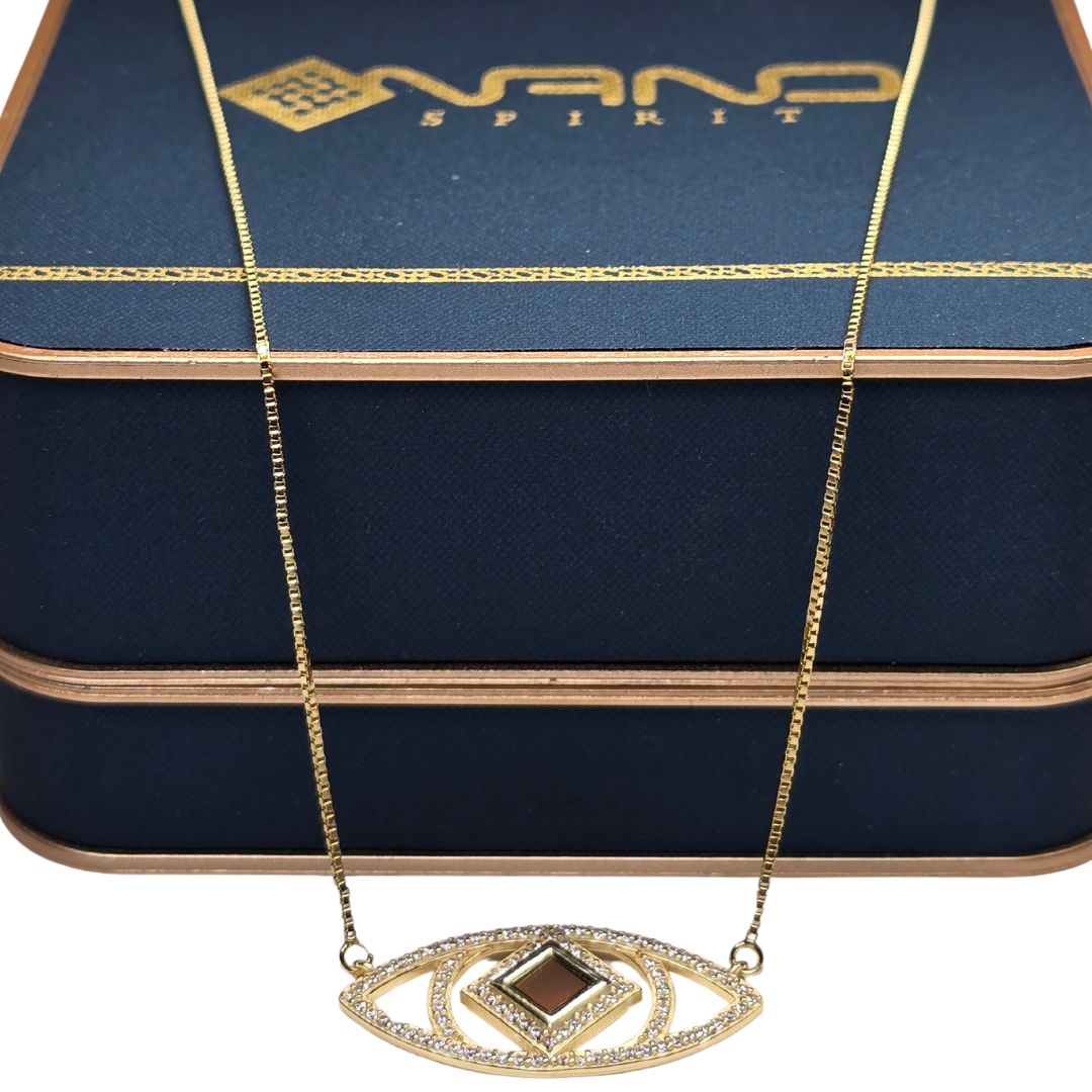 Eye Necklace & Bracelet Set