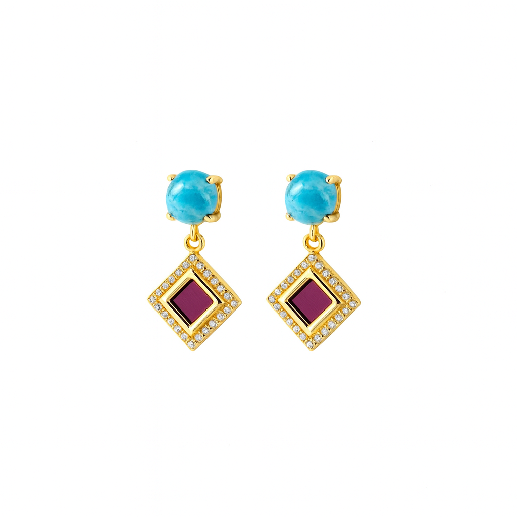 Bond Larimar Drop Earrings