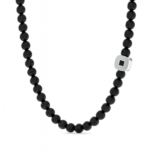 Black Agate Eagle Necklace