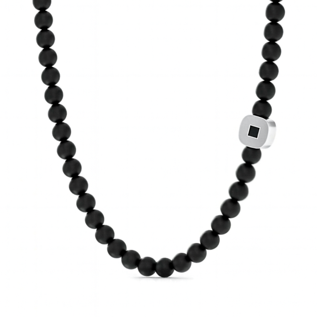 Black Agate Eagle Necklace