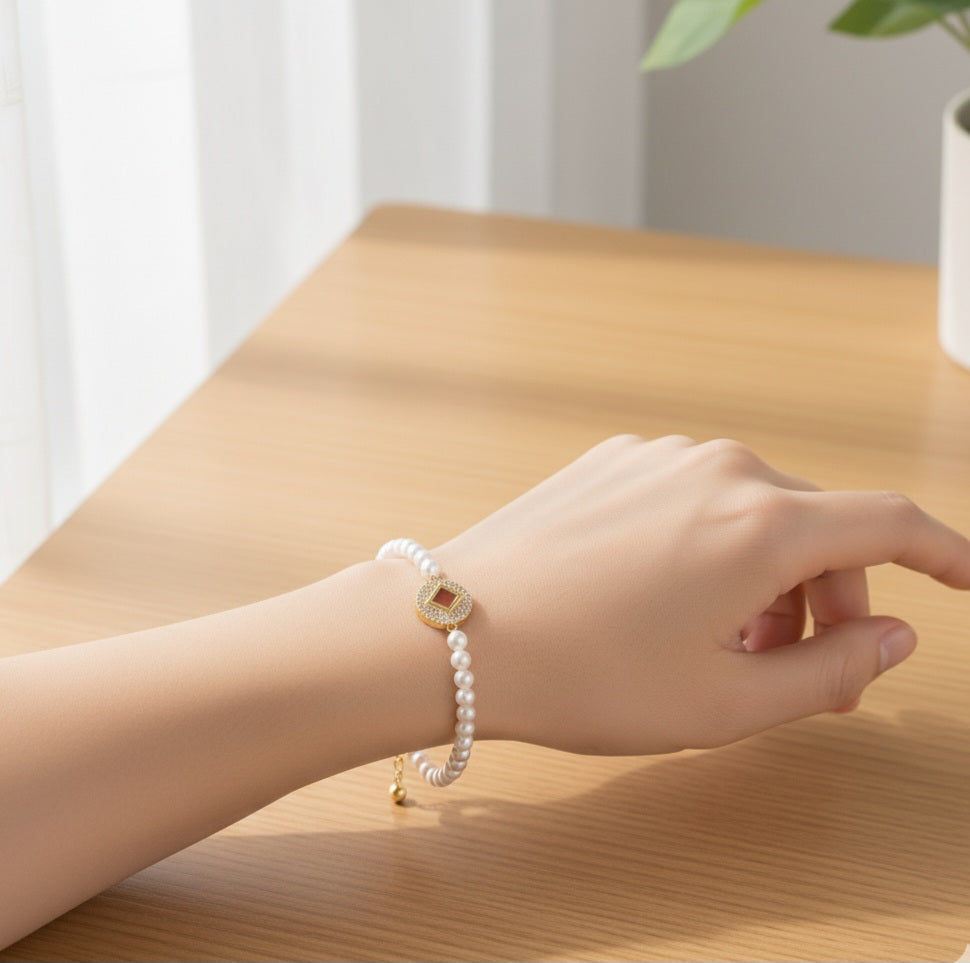 Eternal Grace Pearl Bracelet