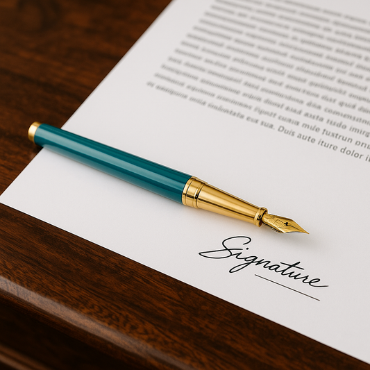 The blessed fountain pen