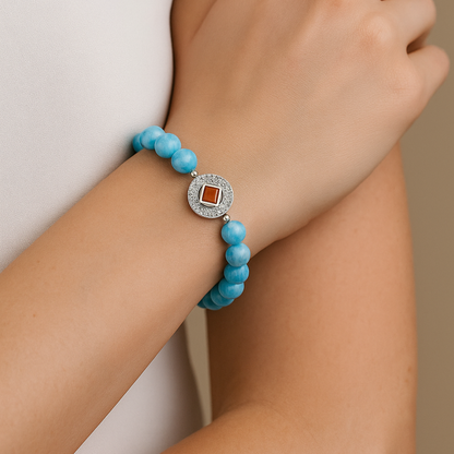 Larimar Elegance Bracelet